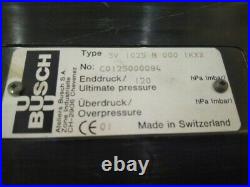 BUSCH vane vacuum pump type seco SV 1025 / # 8 PC2 5776