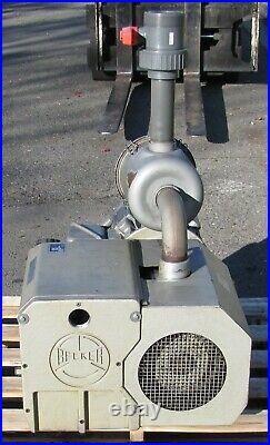 Becker Rotary Vane Oil Lubricated Vacuum Pump 5 hp Toshiba Motor 480V 3PH
