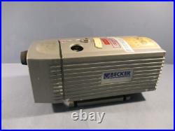 Becker Rotary Vane Vacuum Pump 50/60Hz, 1420/1700 VT4.10 2617087 Becker Rotary Vane Vacuum Pump 50/60Hz, 1420/1700 VT4.10 2617087