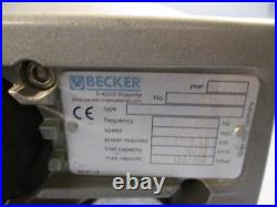 Becker Rotary Vane Vacuum Pump 50/60Hz, 1420/1700 VT4.10 2617087 Becker Rotary Vane Vacuum Pump 50/60Hz, 1420/1700 VT4.10 2617087