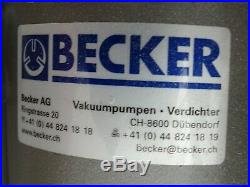 Becker SV 8.160/1-01 VSP Vacuum Pump Blower 2.01HP 3440RPM 3PH 3.7/6.4A