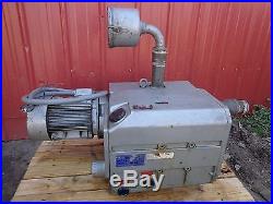 Becker U 2.165 SA Rotary Vane Vacuum Pump with 5HP motor 113 CFM