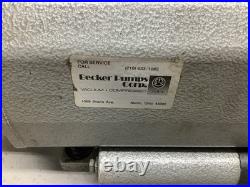 Becker VT3.16 Oil-Less Rotary Vane Vacuum Pump F1217078 1700RPM (F15)