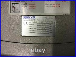 Becker VTLF 2.250/0-78SK Rotary Vane Vacuum Pump 8.6 KW 3 Phase