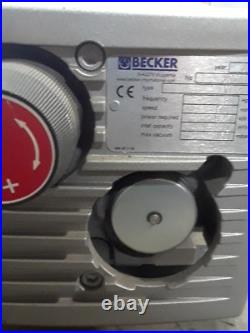Becker VT 4.10 Rotary Van Oil-less Vacuum Pump 1700rpm 0.45kw 1 Used