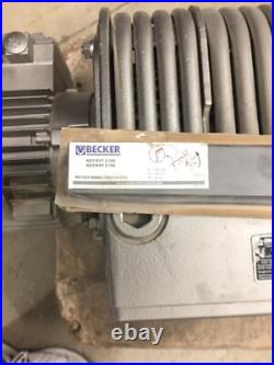 Becker vacuum pump KVT 2.100 rebuilt