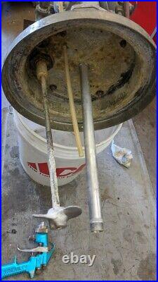 Binks 1/2 Diaphragm paint sprayer Pump dual regulator bucket rig with agitation