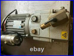 BuschRB009D (10M3/hr) Vacuum Pump From SAMMIC VAC PACKER, serviced/tested