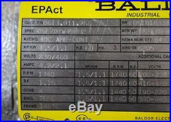 Busch RC0025. E506.1001 Vacuum Pump, Baldor 1.5 HP 1800rpm, 145TC Motor