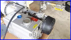 Busch Ra0100 Rotary Vane Vacuum Pump 220v Single Phase