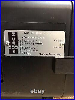 Busch SV 1010 C 000 HZZZ Vacuum Pump Used Working Condition UM