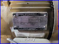 Busch vacuum pump, RA0025, 1.5HP highE Toshiba motor, 20cfm, c/w tank contrl