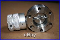 Butterfly valve Vacuum 2 3/4in Conflat 304SS Nupro
