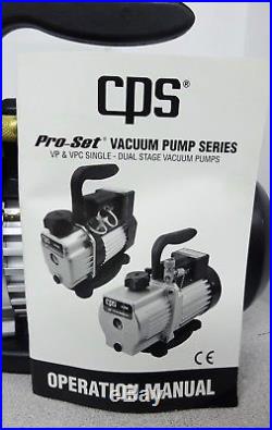 CPS Pro Set Vacuum Pump Two Stage VP2D