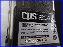 Cps Vacuum Pump Vp6d 2 Stage 6 Cfm