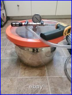 CPS Vaccum Pump 4cfm With Vac Chamber And Digital Thermometer