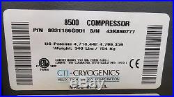 CTI-Cryogenics 8031186G001 Cryogenic 8500 Compressor Used Tested Working