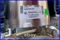 CTI-Cryogenics 8033167 High Vacuum Pump CRYO-TORR 8 CRYOPUMP working Surplus