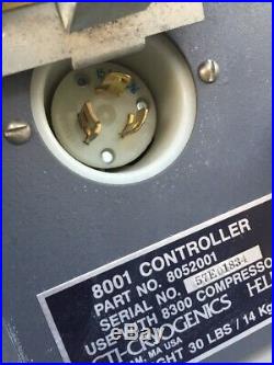 CTI-Cryogenics 8300 Compressor PN 8052001 With 8001 Controller PN 8052000