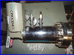 CTI-Cryogenics Cryo-Torr 100 High Vacuum Pump, HELIX Cryopump CT 100