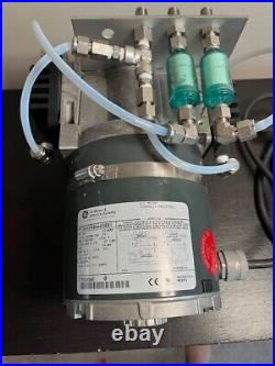 DIA-VAC R222-BT-AA1 CEMS Vacuum Pump Air Dimensions 1/8HP GE 120VAC Motor