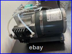 DIA-VAC R222-BT-AA1 CEMS Vacuum Pump Air Dimensions 1/8HP GE 120VAC Motor