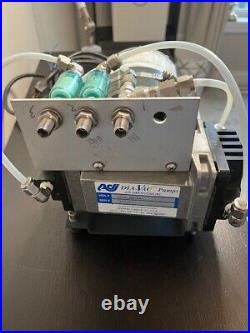 DIA-VAC R222-BT-AA1 CEMS Vacuum Pump Air Dimensions 1/8HP GE 120VAC Motor