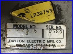 Dayton 4Z336 Speedaire Oil-Less Vacuum Pump 115V 1/2HP 1725RPM (R86)