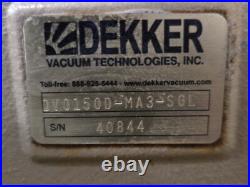 Dekker Liquid Ring Vacuum Pump DV0150D-MA3-SGL 10HP