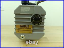 Dekker Rotary Vane 0.5HP/3CFM Vacuum Pump Model RVR003M-01