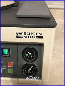Dental Ivoclar Empress Pressing Oven E-max withVacuum Pump Manual Included