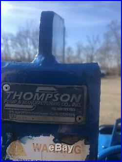 Diesel trash pump, Thompson 6 in John Deere vacuum prime, ceramic lined