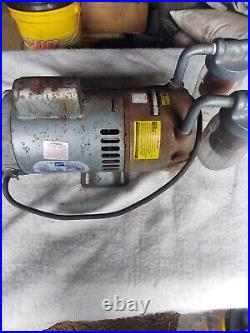 Doerr Electric Comp. # Lr22132/ 1/2 HP 1 Ph, 1725 Rpm, Motor /gast Vacuum Pump