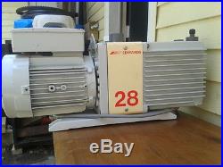 EDWARDS 28 E2M28 Dual Stage Rotary Vane High Vacuum Pump