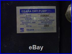 Ebara A10S Multi-Stage Dry Vacuum Pump