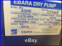 Ebara A-30W Dry Vacuum Pump
