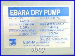 Ebara Technologies AA20 V1 Dry Vacuum Pump Tested Working