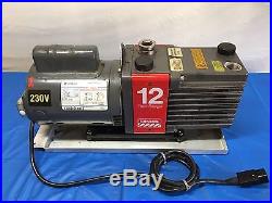 Edwards 12 Dual Stage Rotary Vane Vacuum Pump