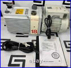 Edwards 18 E2M18 LS90PR Rotary Vane Vacuum Pump A363-24-930 Dual Stage