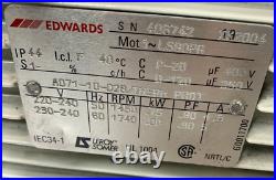 Edwards 18 E2M18 LS90PR Rotary Vane Vacuum Pump A363-24-930 Dual Stage
