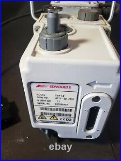 Edwards 2-Stage High Vacuum Pump E2M1.5 240v 1-Phase mTorr-Pressure Tested