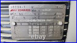 Edwards 2-Stage High Vacuum Pump E2M1.5 240v 1-Phase mTorr-Pressure Tested