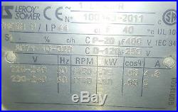 Edwards 30 E2M30 Dual Stage Rotary Vane Vacuum Pump 1740 RPM 7.5 x 10-4 Torr