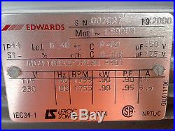 Edwards 30 Vacuum Pump E2m30 1755 Rmp