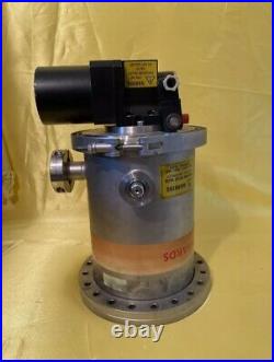 Edwards Coolstar 800 Cryogenic Vacuum Pump with gauge, gasket, and clamps