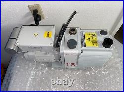 Edwards E1m18 Single Stage Rotary Vane Vacuum Pump, 100-110 V / 200-220 Vac