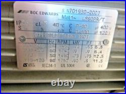 Edwards E2M28 Dual Stage Rotary Vane Vacuum Pump Single Phase 115/230 Volt