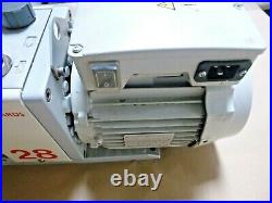 Edwards E2M28 Dual Stage Rotary Vane Vacuum Pump Single Phase 115/230 Volt