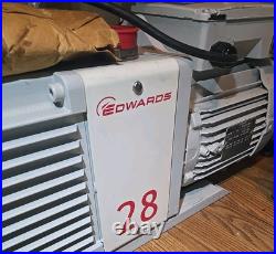 Edwards E2M28 High Speed High Vacuum Pump No. A37324930 (220-264V) Good Working