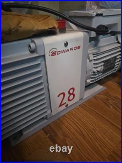 Edwards E2M28 High Speed High Vacuum Pump No. A37324930 (220-264V) Good Working